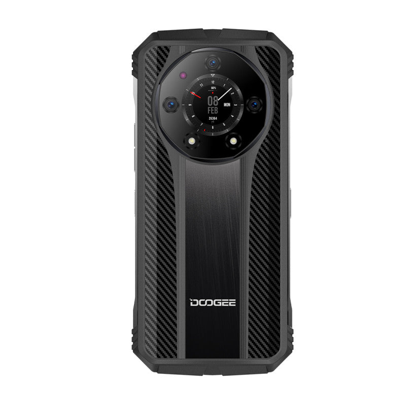 Doogee S110 - Telephone Robuste, 12Go+256Go, Écran 6.58'' FHD+ 120 hz IPS, Android 13, Batterie Li-Po 10 800 mAh, 50MP Caméra, Charge rapide 66W, Empreinte digitale