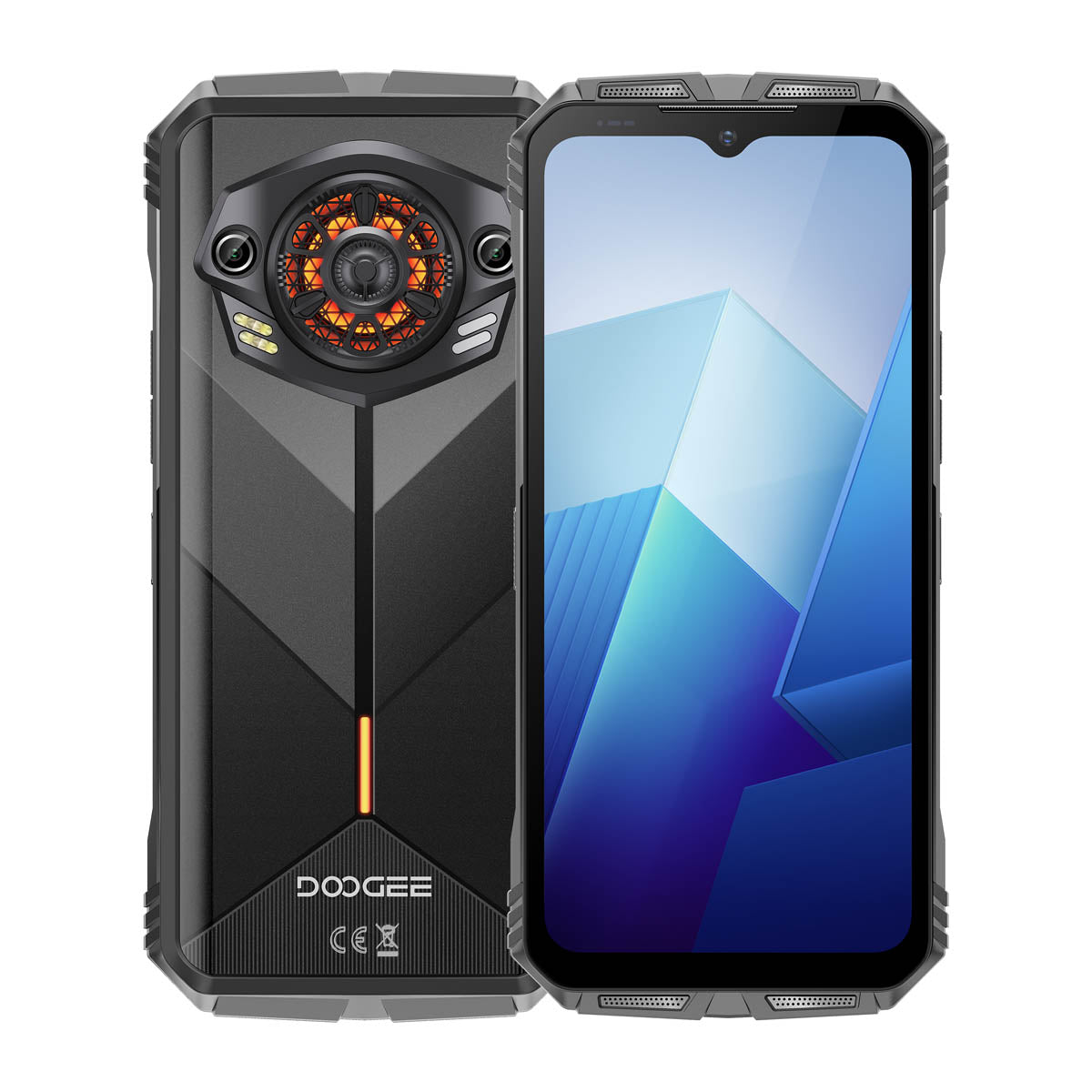 Doogee S Punk - 6.58'' IPS FHD+ Robuste Smartphone Batterie Longue Durée 10800mAh,  102.5db Haut-parleur, 6GO + 256GO, Andriod 14