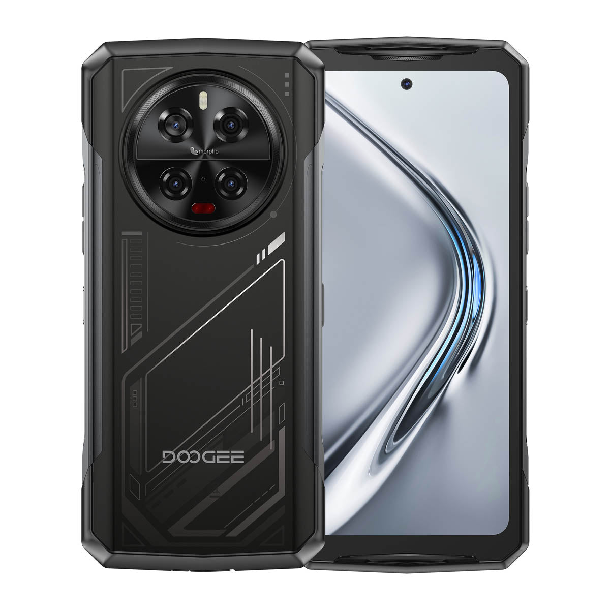 Doogee V40 - Téléphone Ultra Résistant 4G, Morpho Appareil photo, Grosse Batterie 8680mAh , 12GO RAM 512GO ROM, Android 14