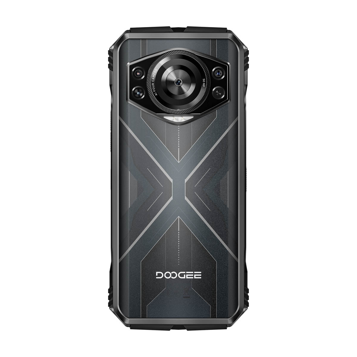 Doogee S Cyber - 6.58'' IPS FHD+ Smartphone Robuste, NFC, Batterie Longue Durée 10800mAh, 8GO + 256GO, Andriod 14